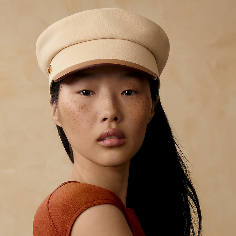 ベージュ系 HERMES(エルメス) ニットキャップ・ビーニー